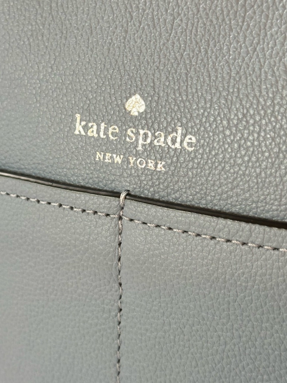 kate spade Smooth Blue Leather Shoulder Bag - Picture 7 of 11